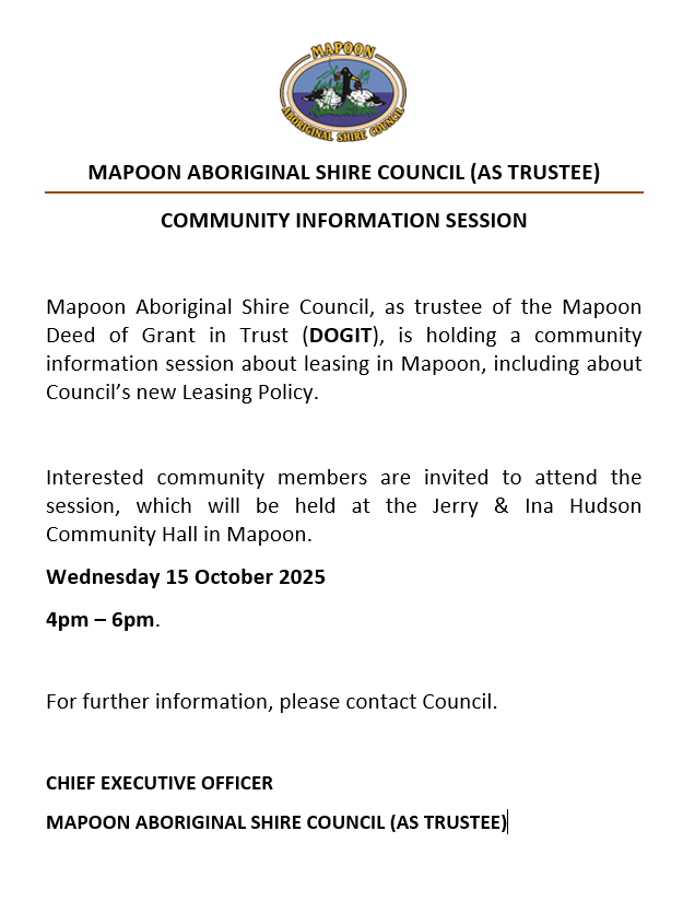 Community Information Session Land lease, DOGIT.PNG