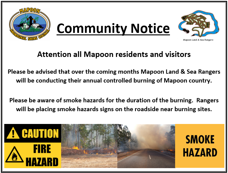 Community Notice - Fire Management